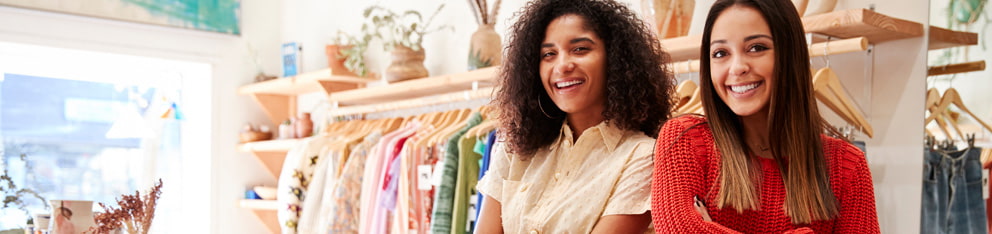 Women in a store