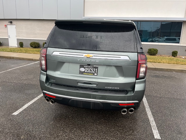 2023 Chevy Tahoe Silver back end