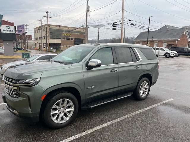 2023 Chevy Tahoe Silver Drivers Side