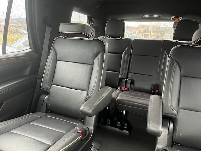 2023 Chevy Tahoe Silver Back seat