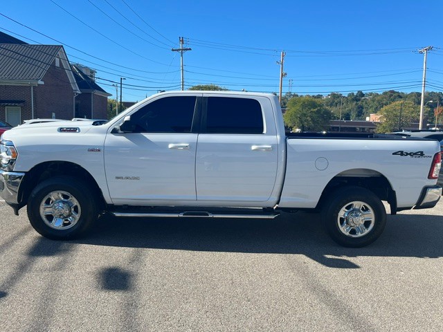 2021 White Dodge Ram drivers side