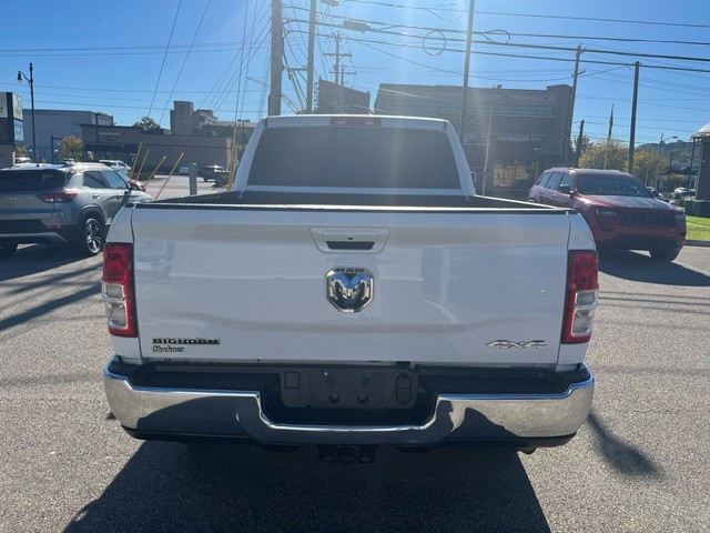 2021 White Dodge Ram 2500 rear tailgate